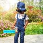 شلوار پیش بندی جین بچگانه - Image 4