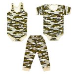 ست 3 تکه طرح چریکی