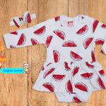 ست بادی و تل دخترانه طرح هندوانه - Image 2