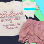 ست تیشرت و شلوارک دخترانه - Image 2