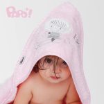 ست حوله دورپیچ و لیف papo - Image 7