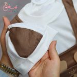 ست شلوار پیشبندی، بلوز و کلاه نوزادی - Image 9