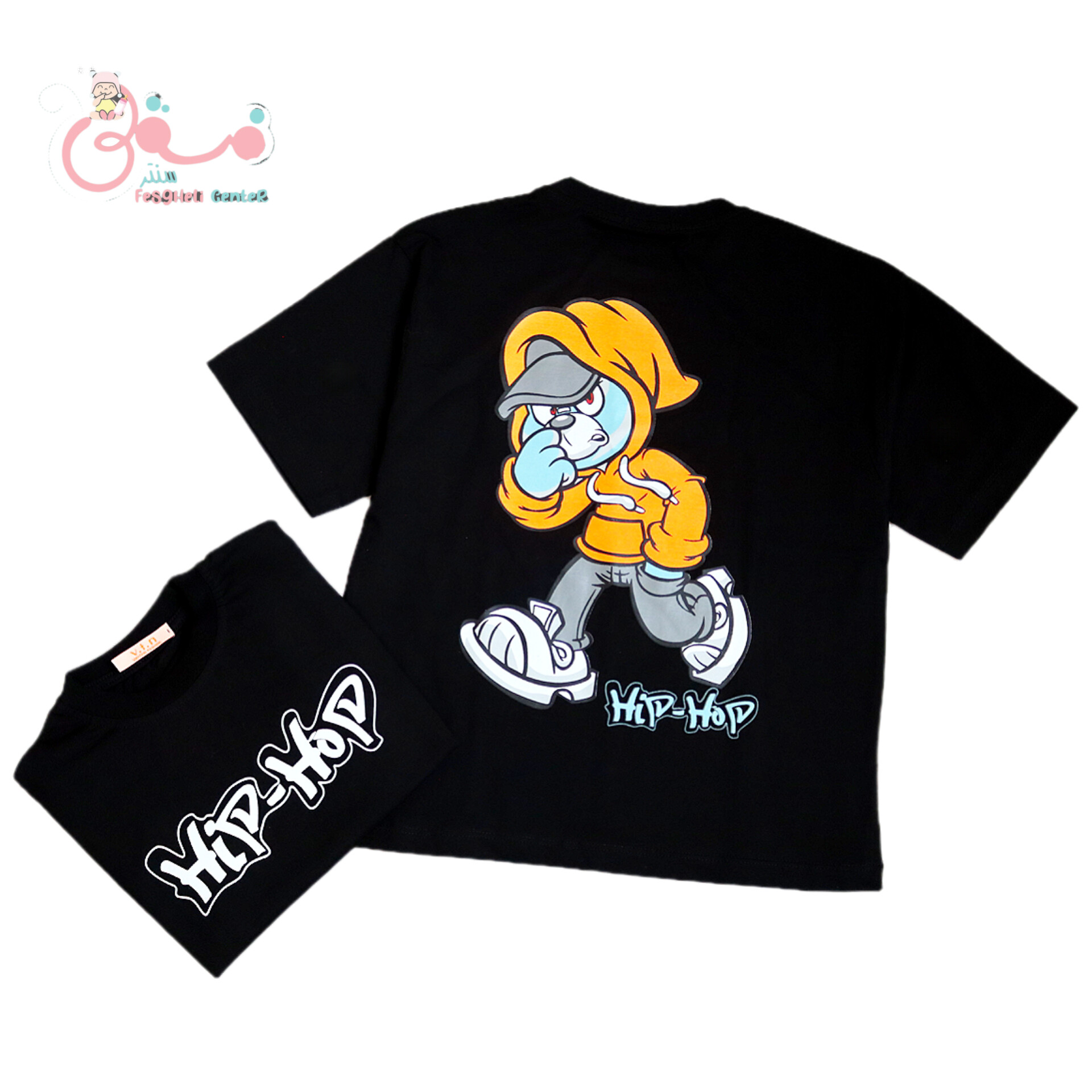 InShot_20250615_175632870 تیشرت دو طرف چاپ مدل Hip Hop - Image 1