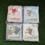 پتو دورپیچ نوزادی کلاهدار طرح تدی - Image 7