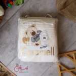 پتو دورپیچ نوزادی کلاهدار طرح تدی - Image 4